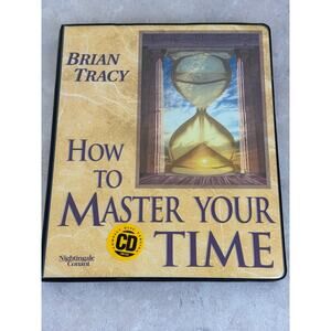 BRIAN TRACY How to Master Your Time Audiobook Positive Self-Talk 6 CD's